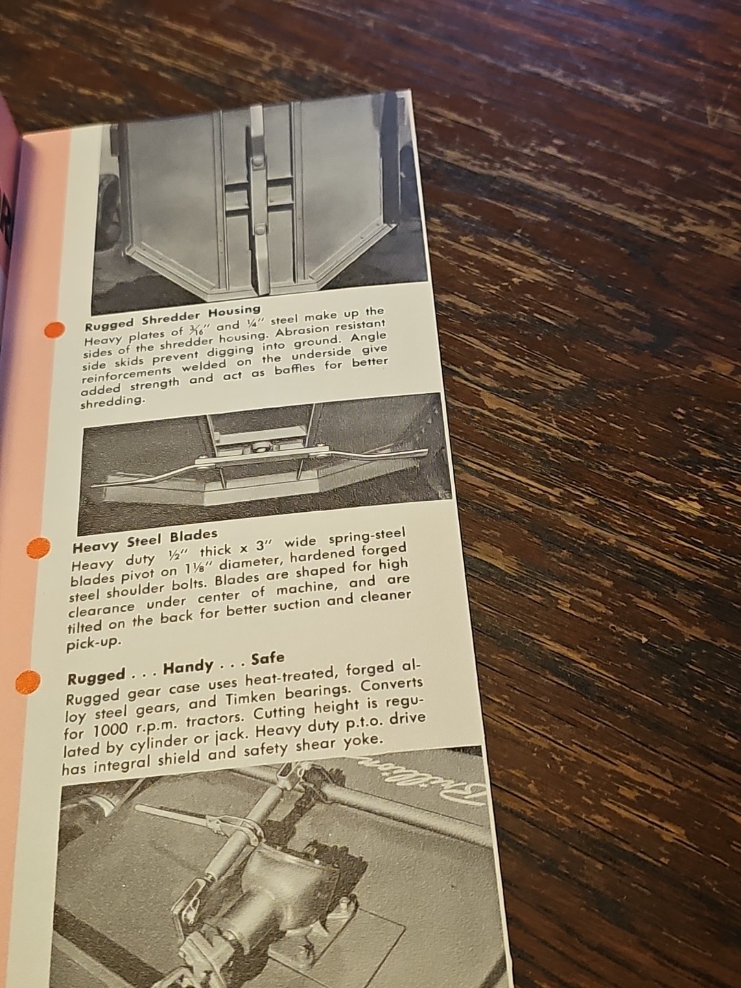 Brillion 72 Inch Rotary Cutter Dealers Sales Brochure Foldout