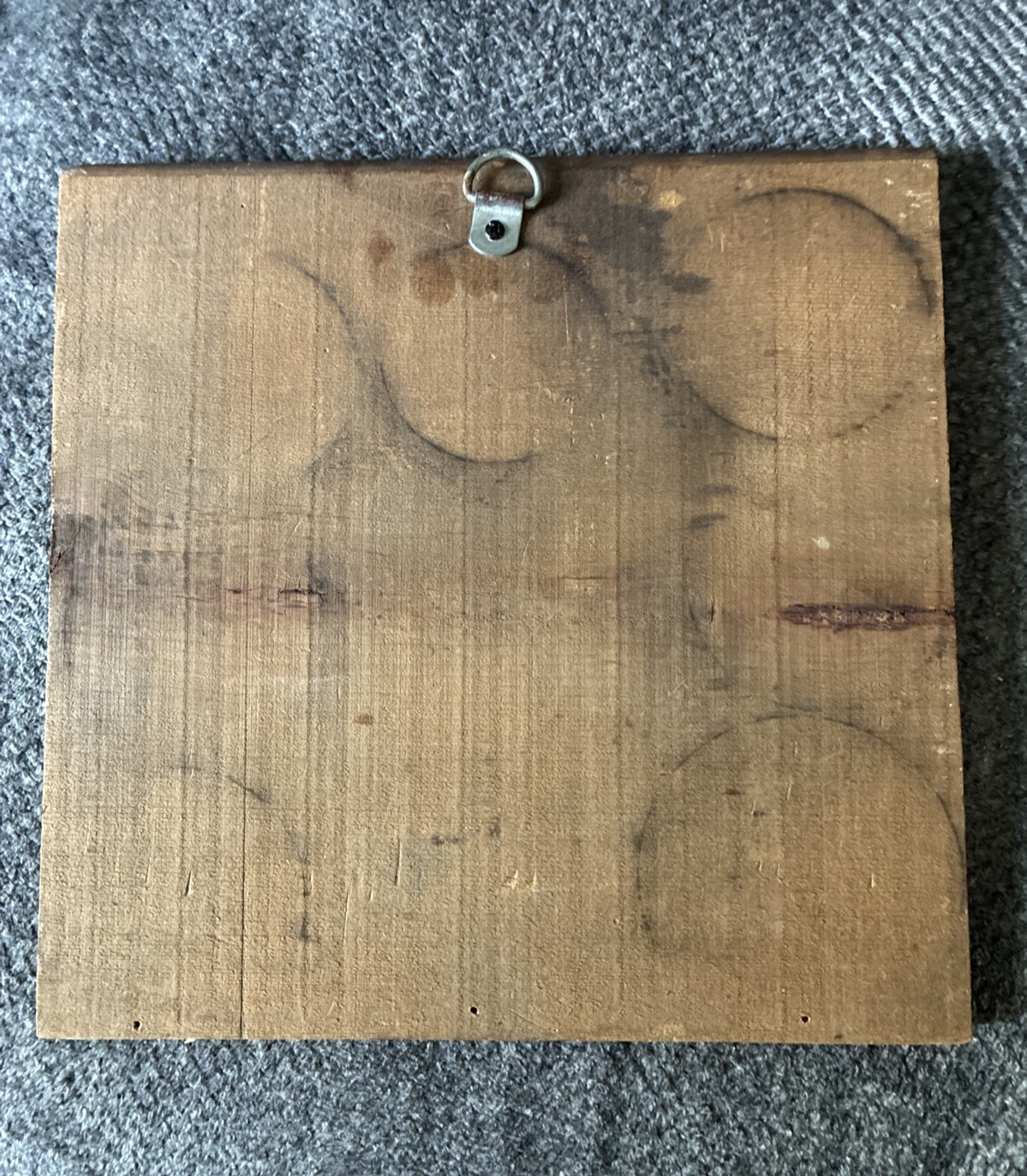 Vintage Wooden Box Ends With Sunkist Advertisement Repurposed For Displays