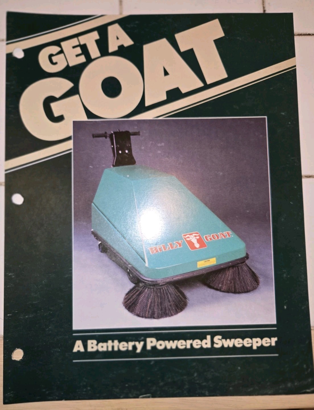 GROUP OF 13 BILLY GOAT INDOOR OUTDOOR VACCUMS DEALERSHIP ADVERTISEMENTS