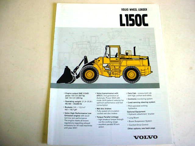 Volvo L150C Wheel Loader Brochure