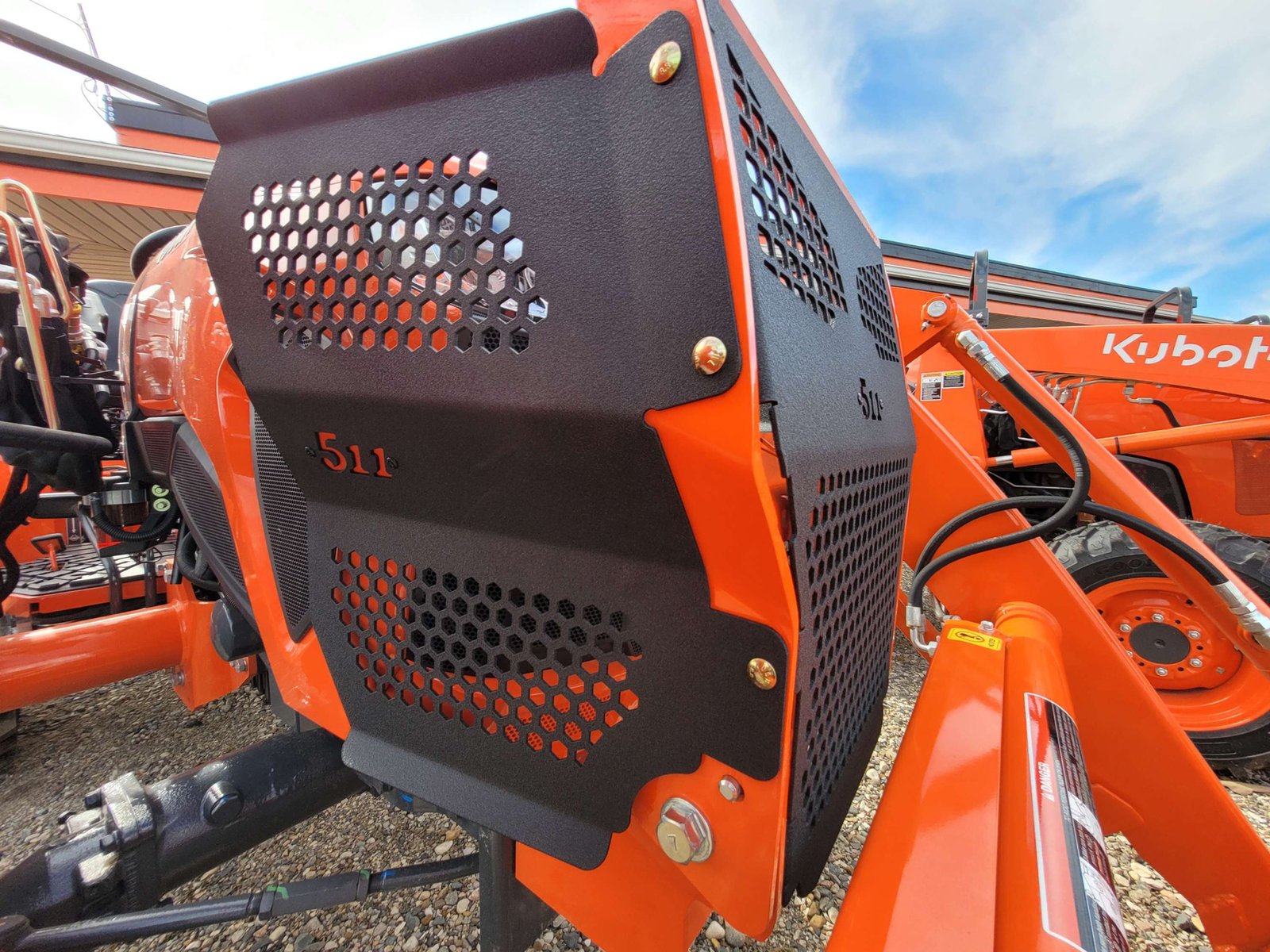 Kubota Side Guards L2502 L3302 L3902 L4802; L2501 with LA526 Loader