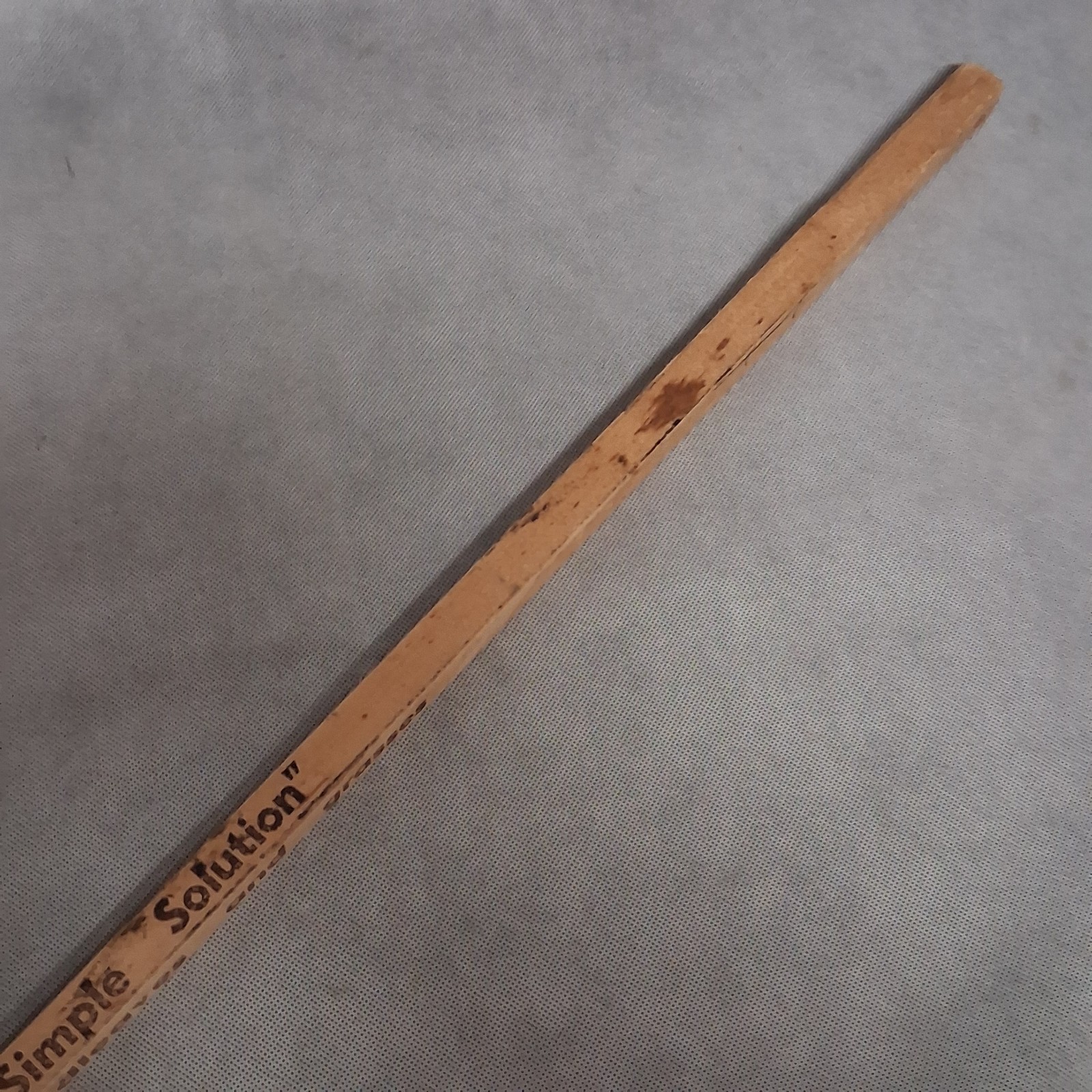 Vintage Agricultural Turbo 8EC Herbicide Advertising Wooden Yard Stick Square