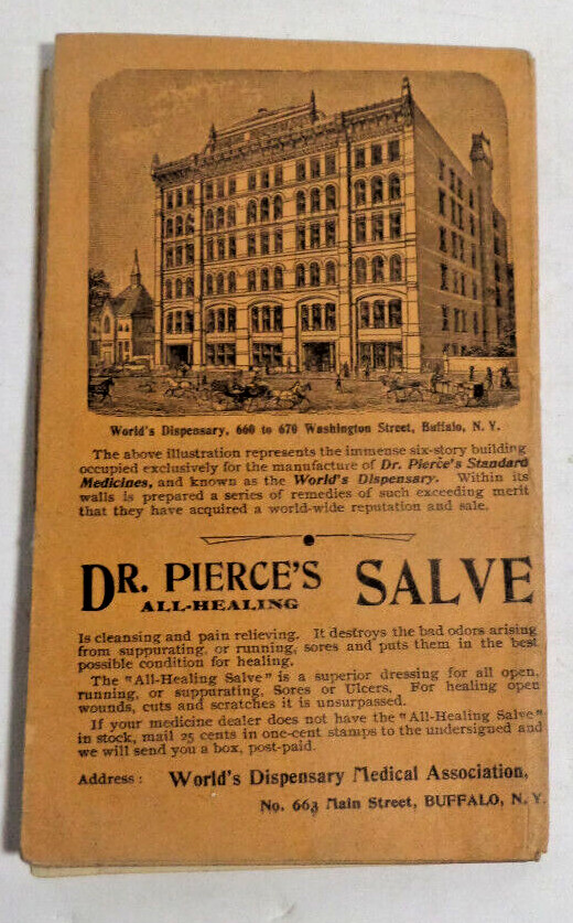 Pierce&rsquo;s memorandum account book 1901/02 advertisement brochure notepad