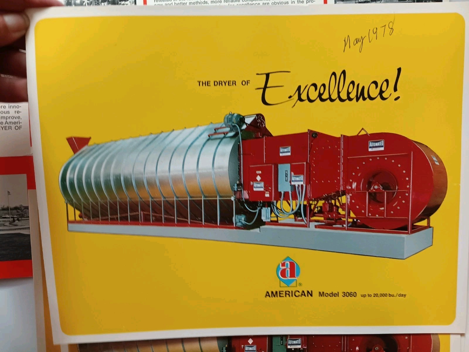 American Farm Equipment Co Sales Advertising Folder With Flyers 1978