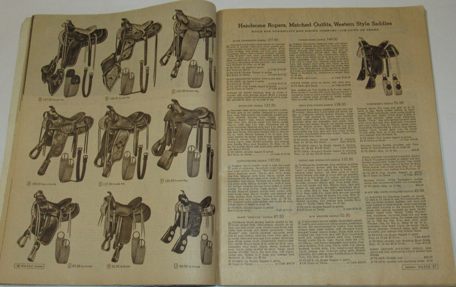 VTG 1953 MONTGOMERY WARD FARM CATALOG! HORSE DRAWN EQ/TOOLS/BEE KEEPING/CHICKENS