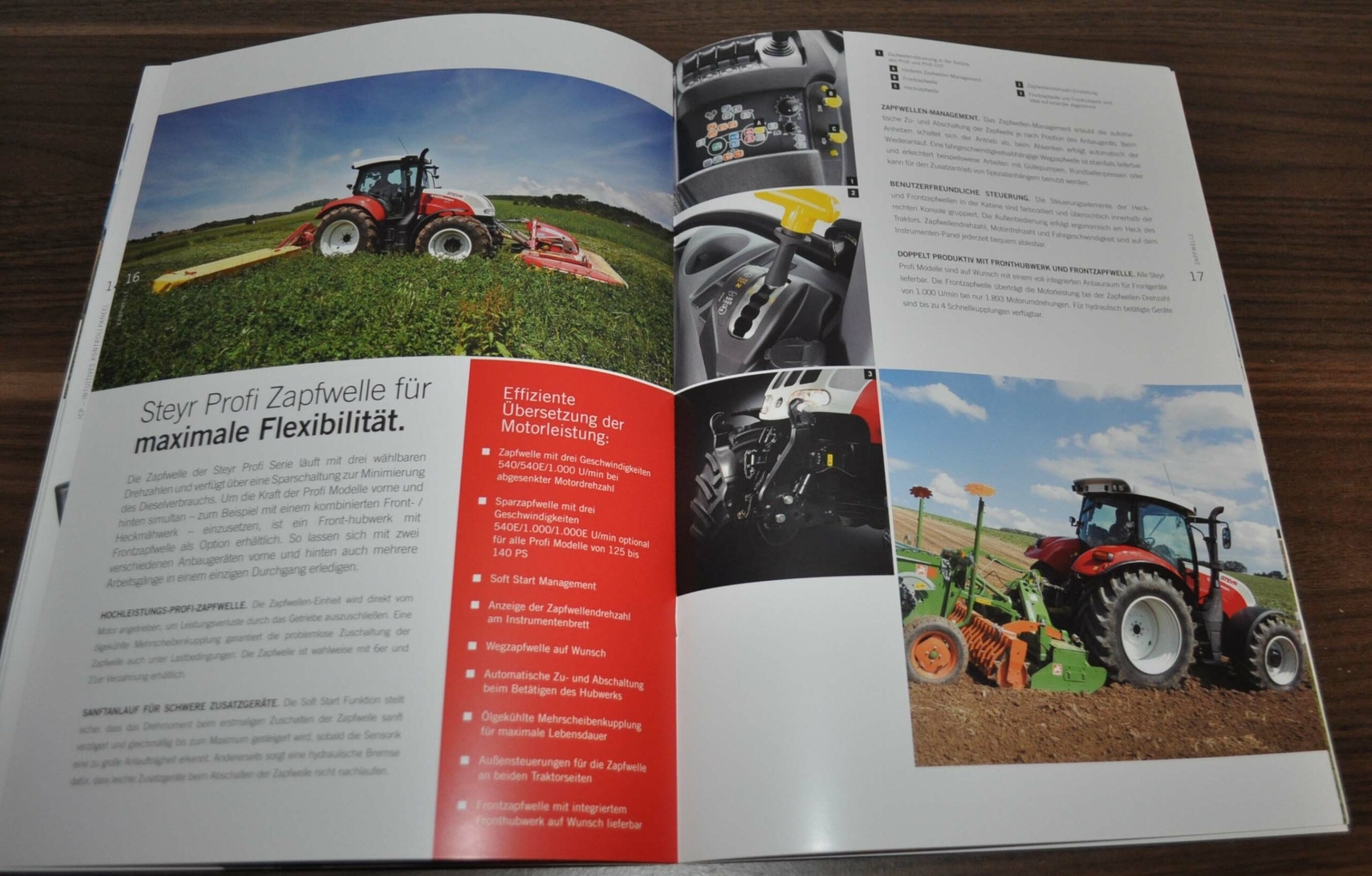 Steyr Profi Serie 4000 6000 Brochure Prospekt