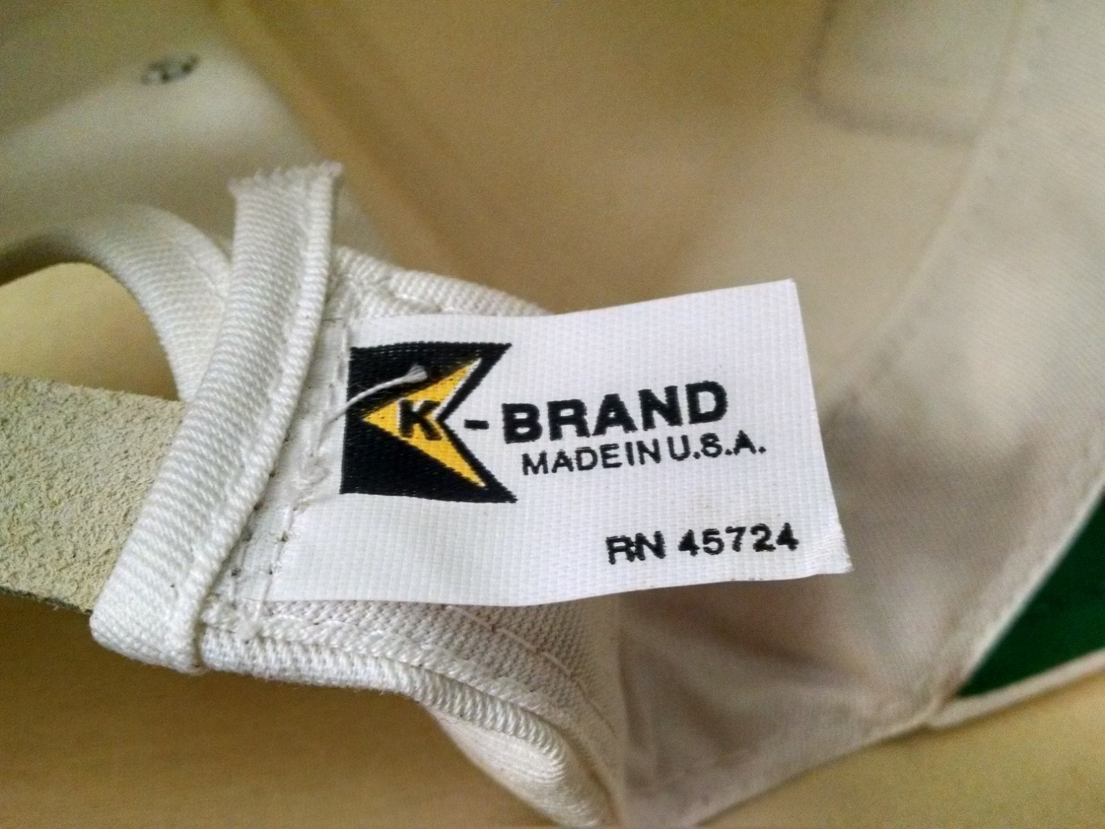 Acre Hat Baseball Ball Cap White Rope Patch Leather Strapback Buckle K Brands