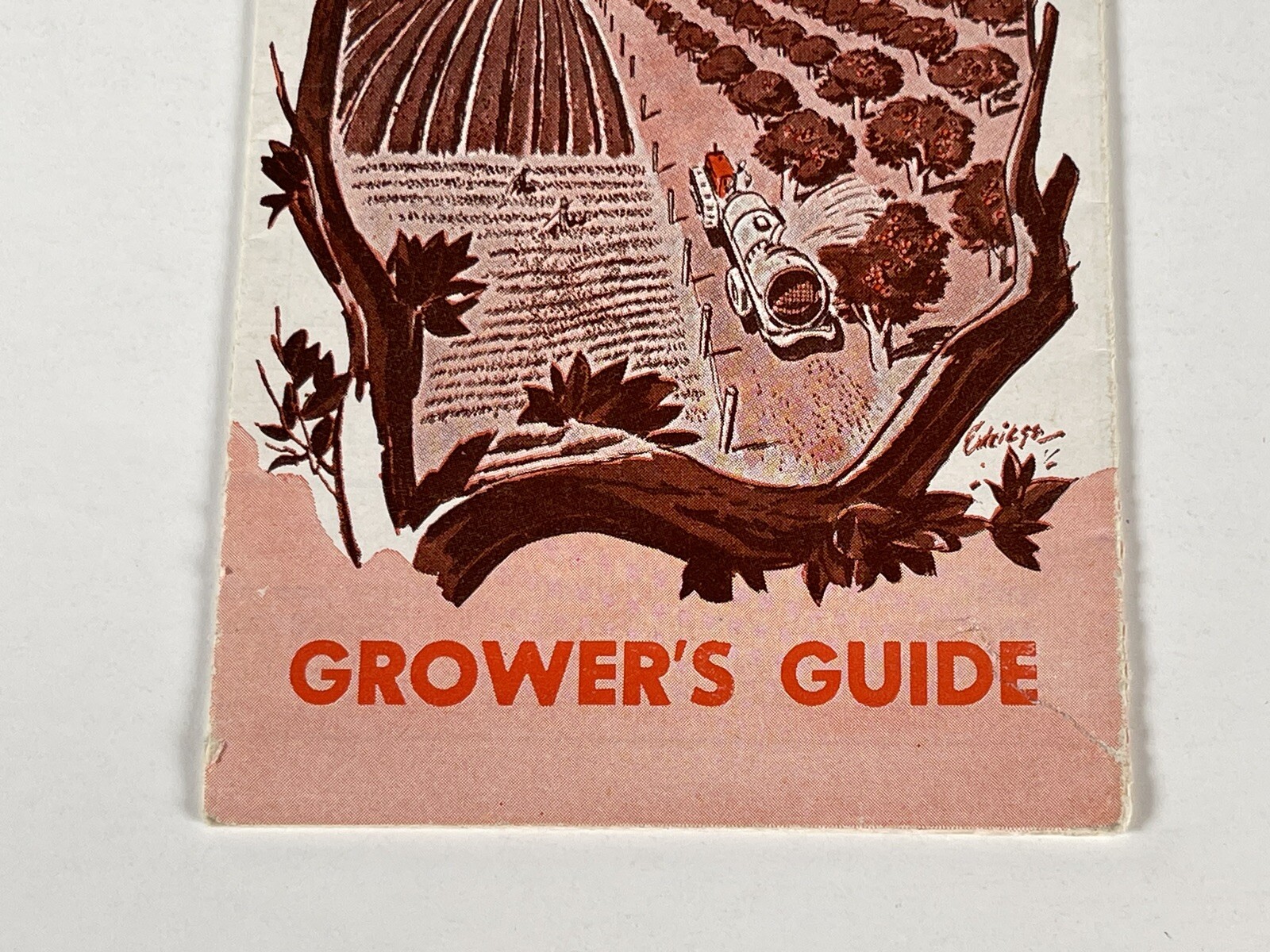 Malathion Insecticides Growers Guide booklet VTG Full 17×13&Prime; Spray & Dust Chart