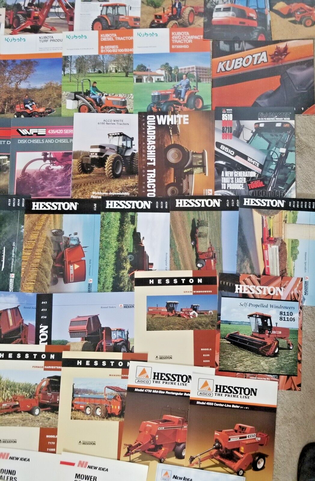 10 Pounds Of Tractor and Implement Brochures/Spec Sheets – 150+ 1980&rsquo;s and Up