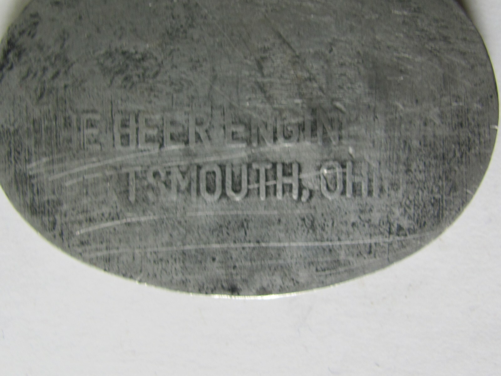 OLD WATCH FOB THE HEER FOUR WHEEL DRIVE TRACTOR HEER ENGINE CO PORTSMOUTH OHIO