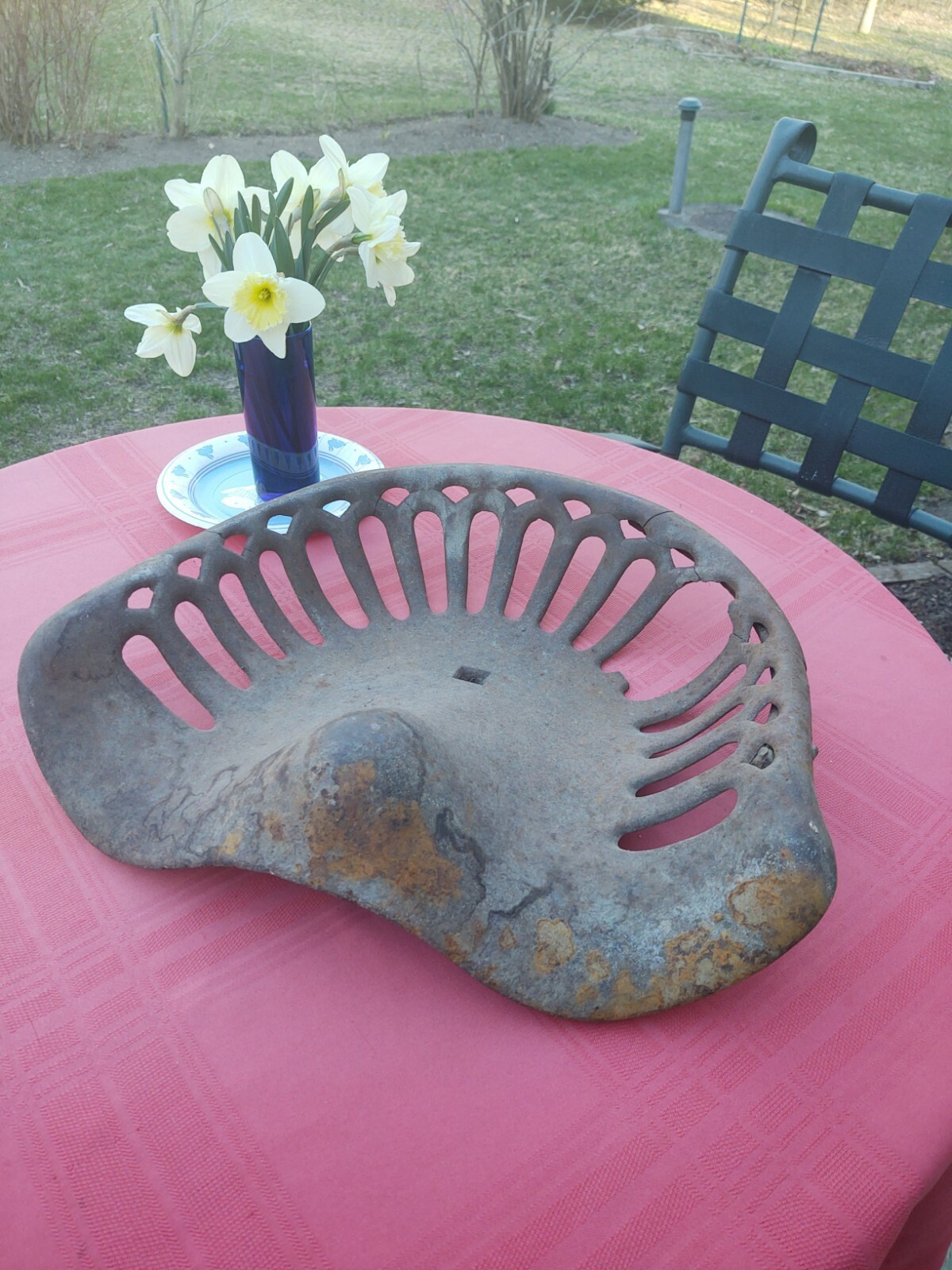 Vintage RARE Old Tractor Seat