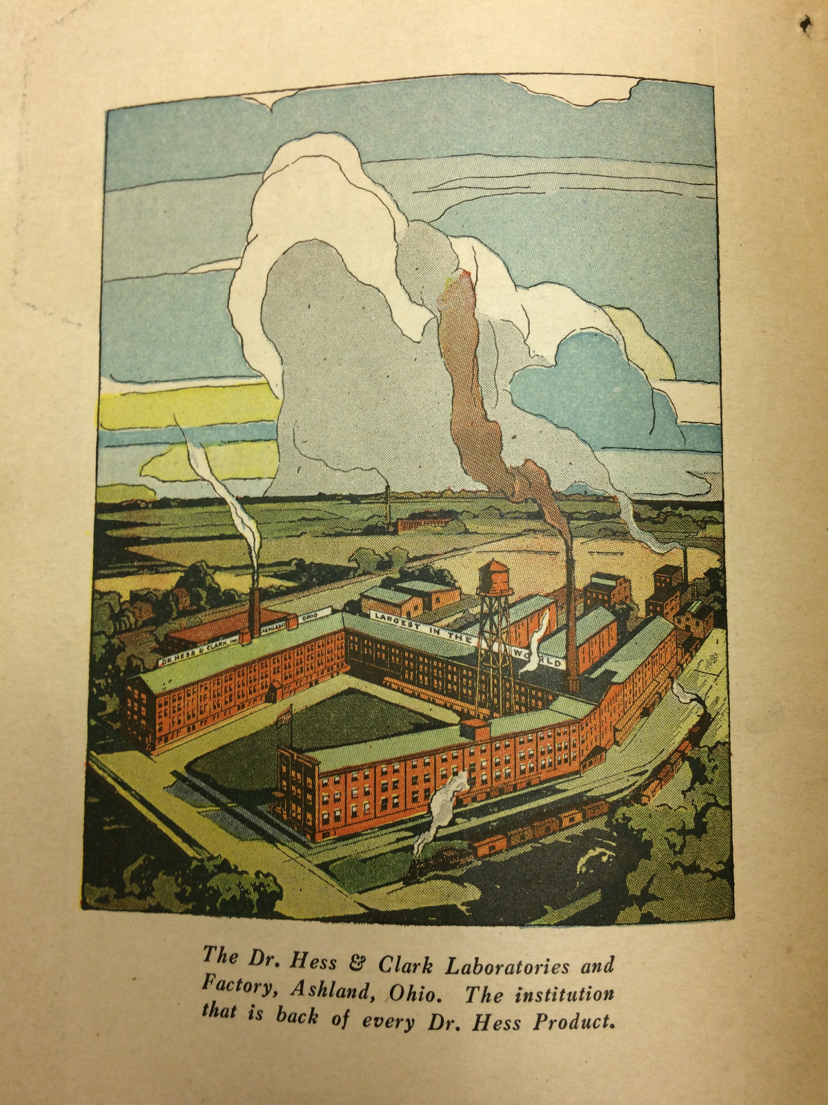 Vintage Dr Hess & Clark Inc Line Catalog Farm Advertising Agriculture