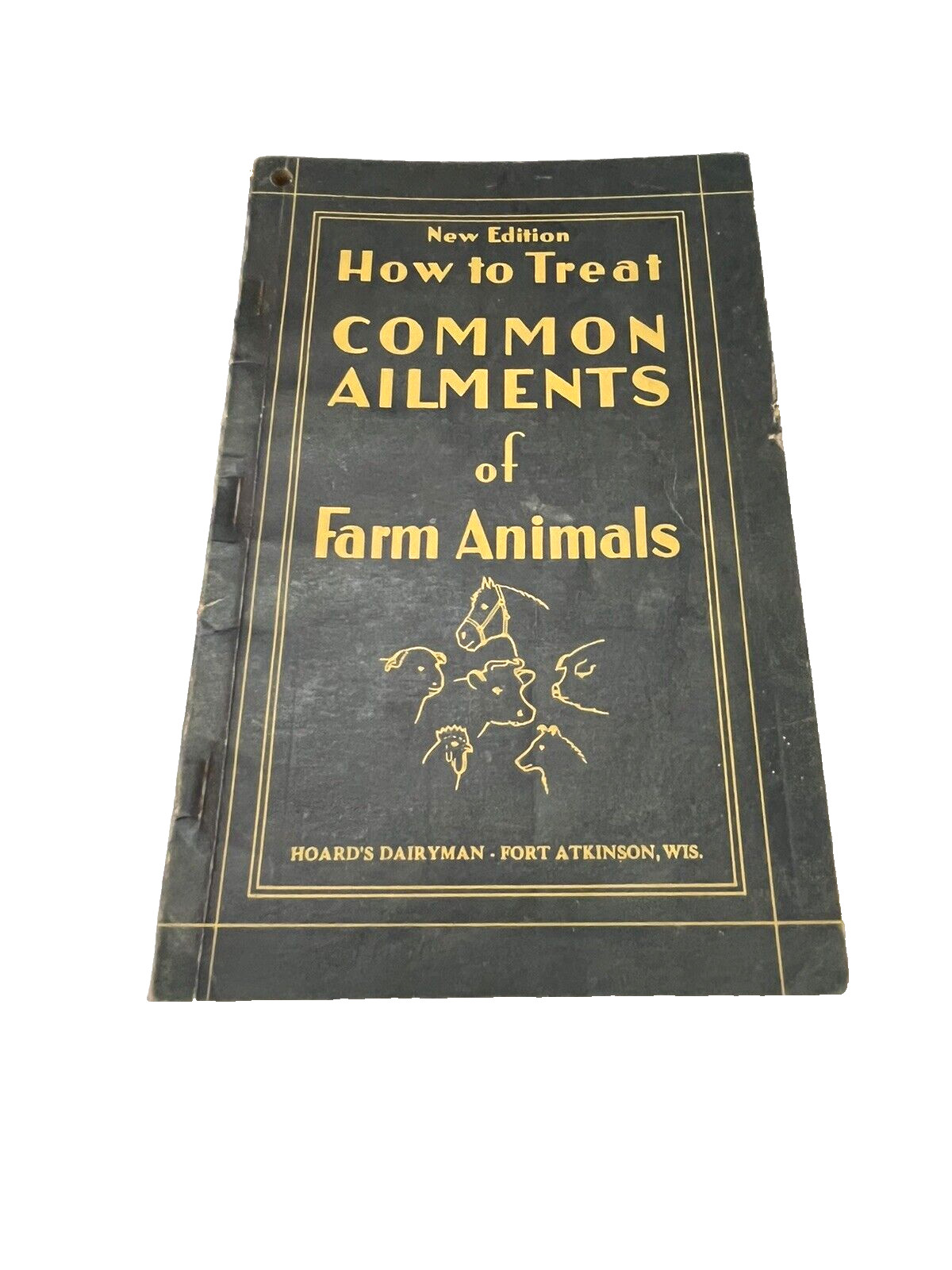 Hoards Booklet LOT Common Ailments Dairyman Feed Guide Farm Animals Cow Pig VTG
