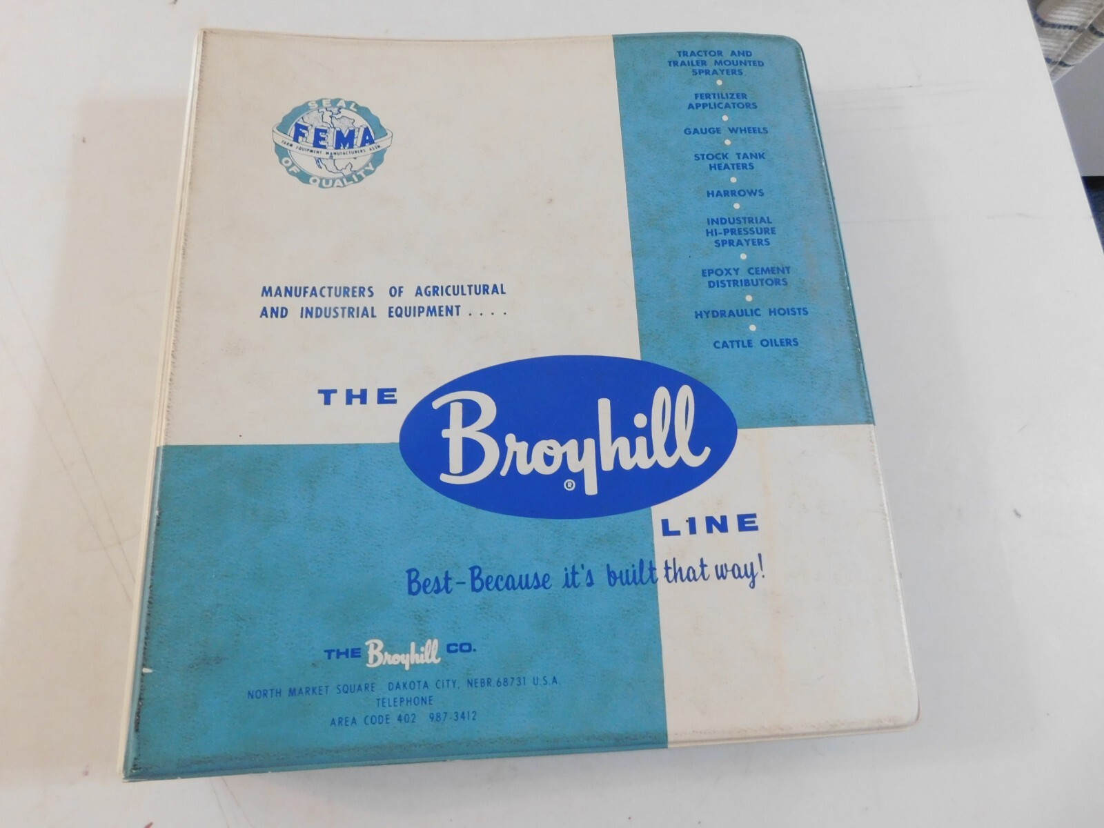 BROYHILL LINE FARM EQUIPMENT BROCHURES EMPIRE PLOW WESTGO LOADERS GANDY DANUSER