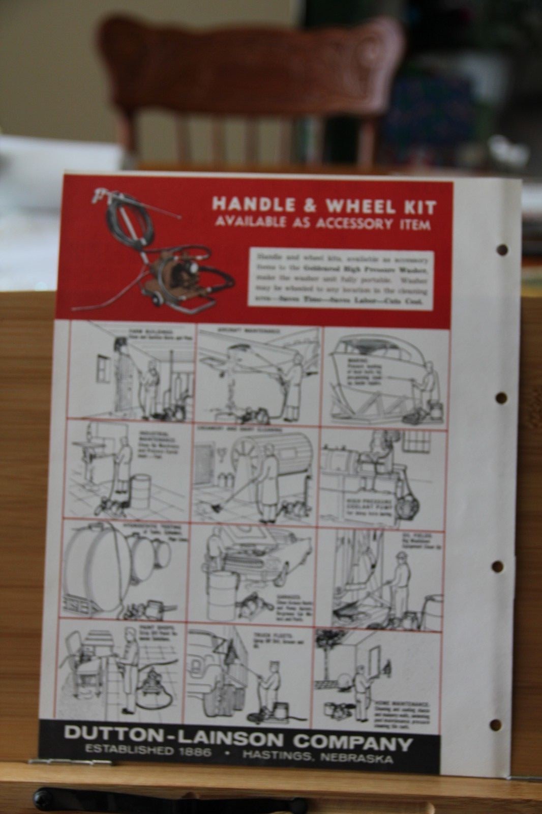 Brochure Golden Rod Pressure Washer Dutton Lainson Hasting Nebraska NE