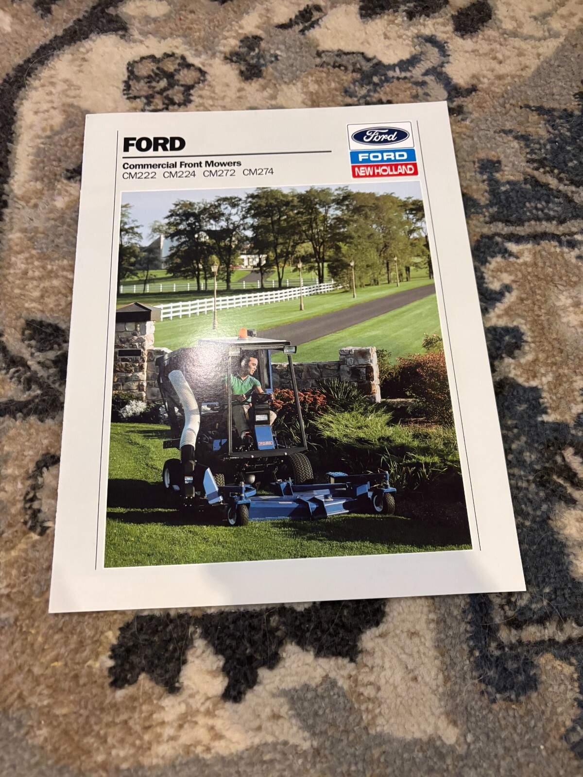 Ford CM222 CM224 CM272 CM274 Comercial Front Mower Brochure FCCA25