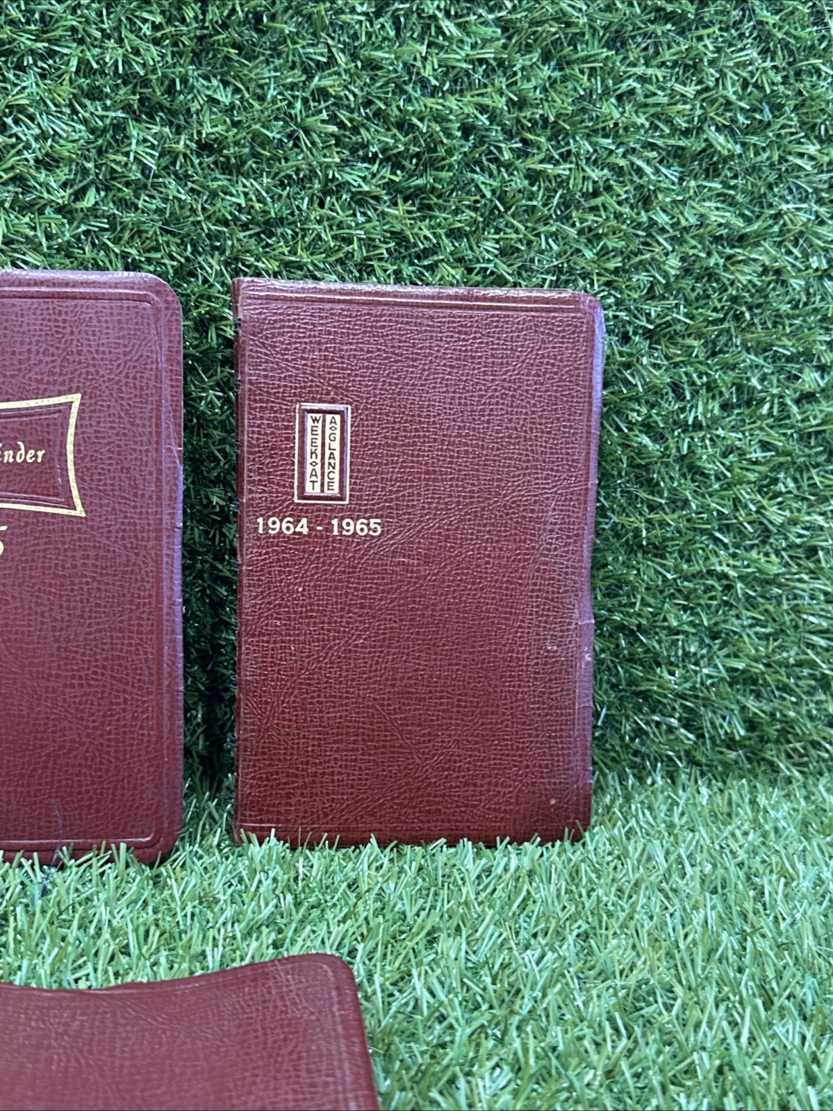 Vintage Notebooks Week at a Glance Weekly-Minder Lot Of 5 Piece 1963-1967 & 1976