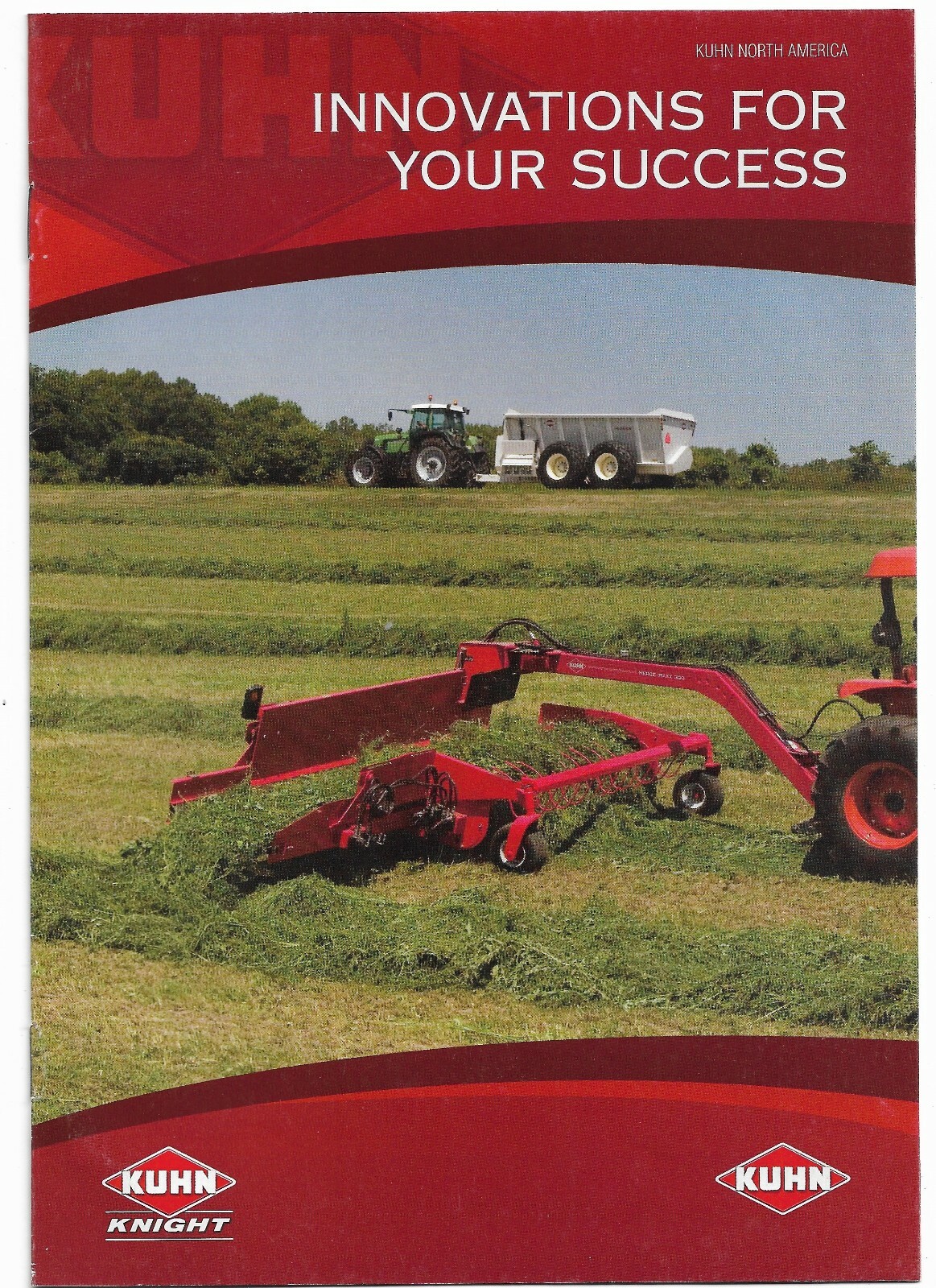 Kuhn Knight Product Mergers Rakes Mowers Boxes Tedders Spreaders Sales Brochure