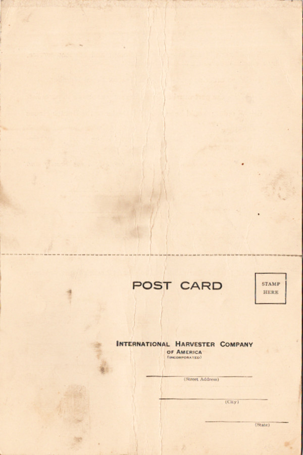 1930 McComick-Deering Intruction Book 10-20 H. P. Gear Drive Tractor