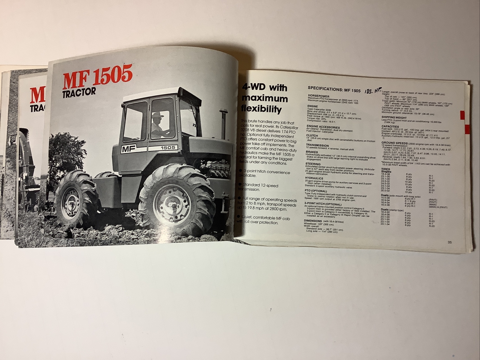 MASSEY-FERGUSON FARM MACHINERY GUIDE 1978 EDITION 212 PAGES