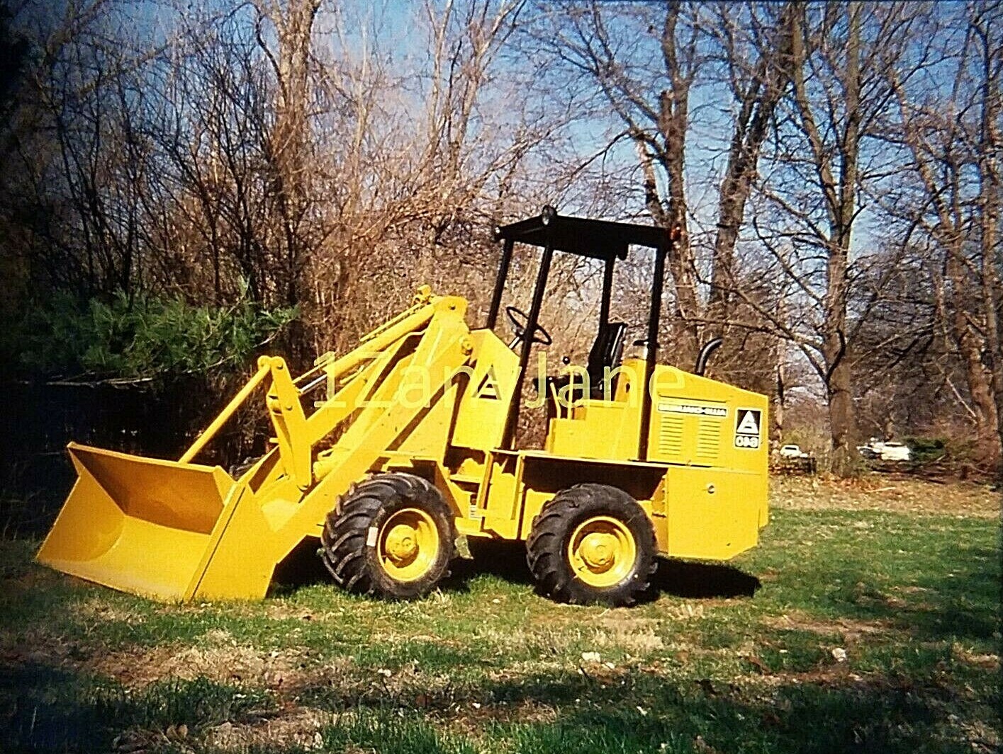 AC0311 35mm Slide of an ALLIS CHALMERS MEDIA 640 Heavy Equipment CONSTRUCTION