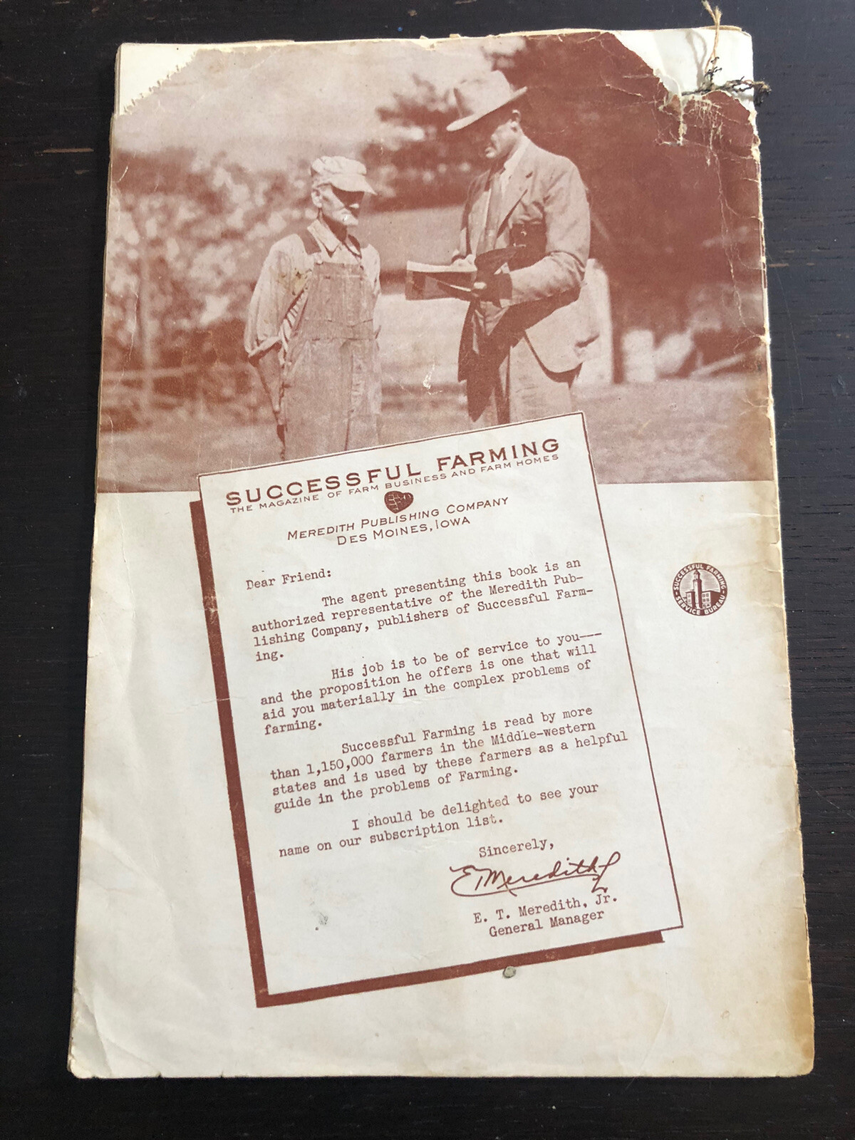 Vintage 101 Ideas…To Successful Farming Booklet 1939 E.T. Meredith Publisher