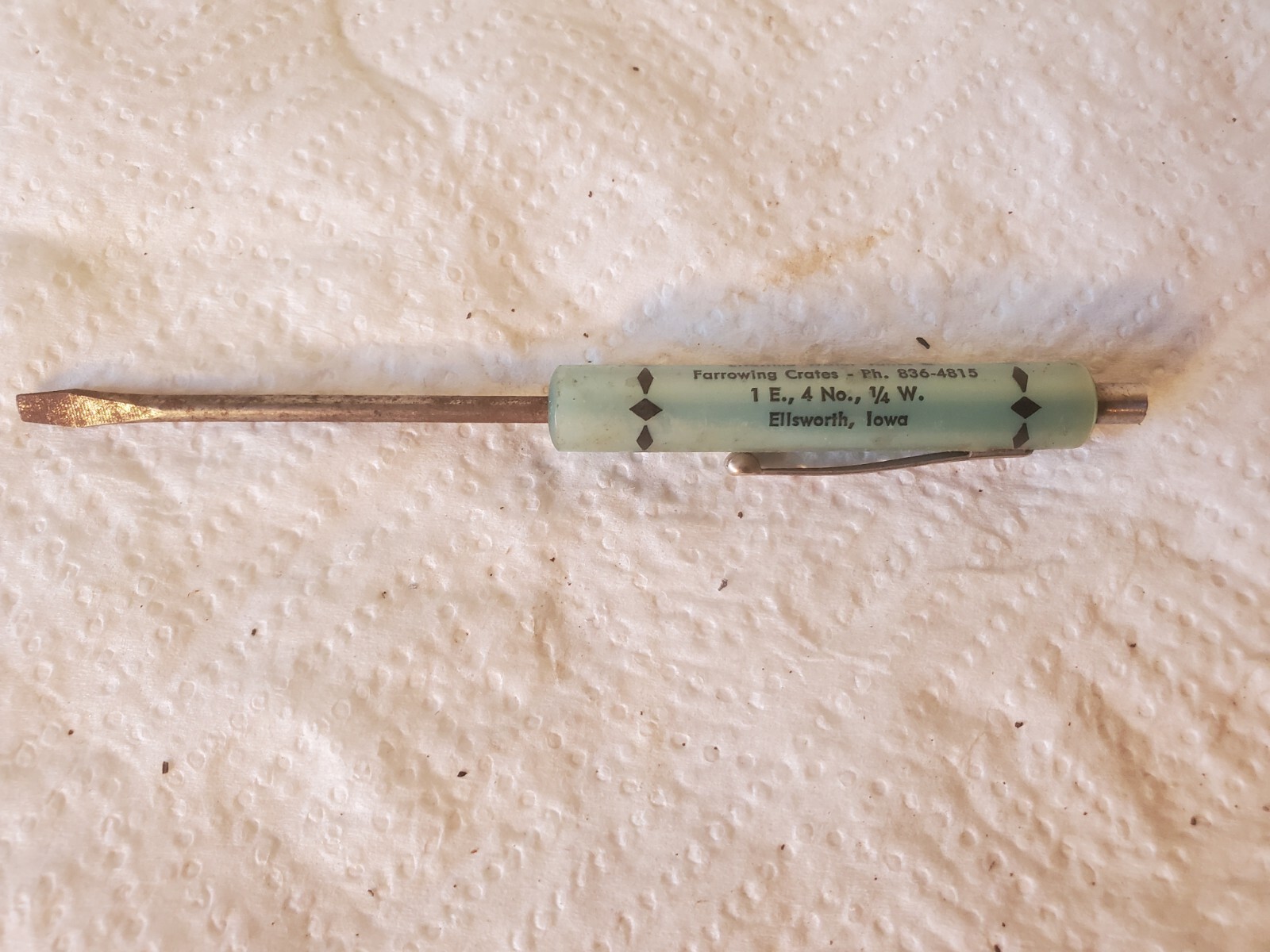 5-1/4&Prime; Screwdriver Abell Implement Ellsworth Iowa Brady Equipment Lifetime #1