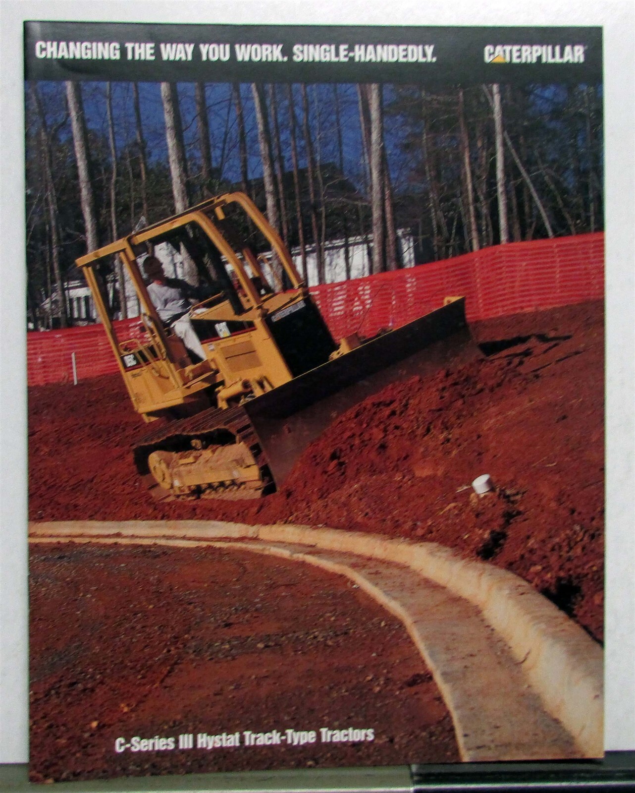 1990s Caterpillar C Series III Hystat Track Type Tractors Construction Brochure