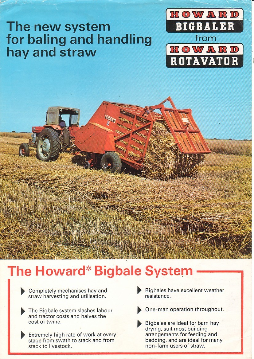 Farm Equipment Brochure – Howard – BigBaler – 1972 (F3016)