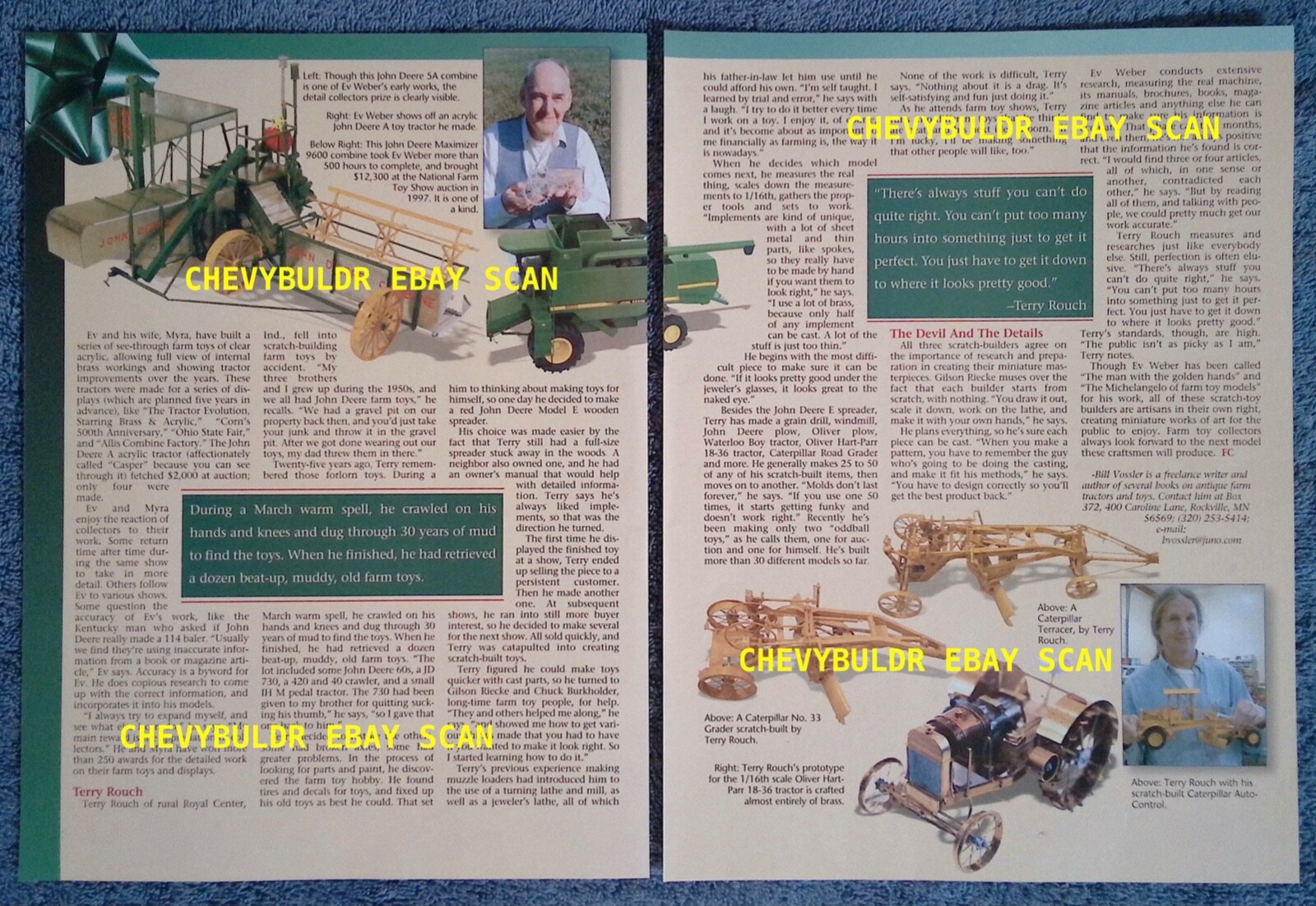 2005 Scratch Built Farm Equipment Model Builders Article « Santa&rsquo;s Elves at Work »