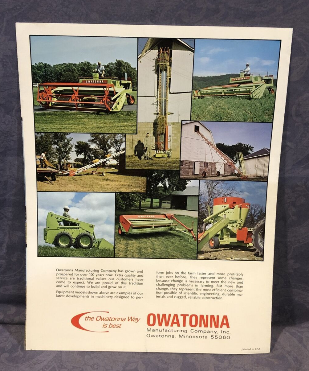 Owatonna 270 Hydrostatic Draper Windrower Sales Brochure