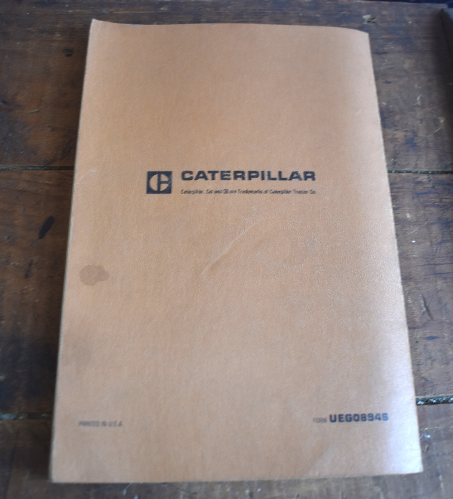 1970s Caterpillar 3208 Truck Engine Parts Book Catalog