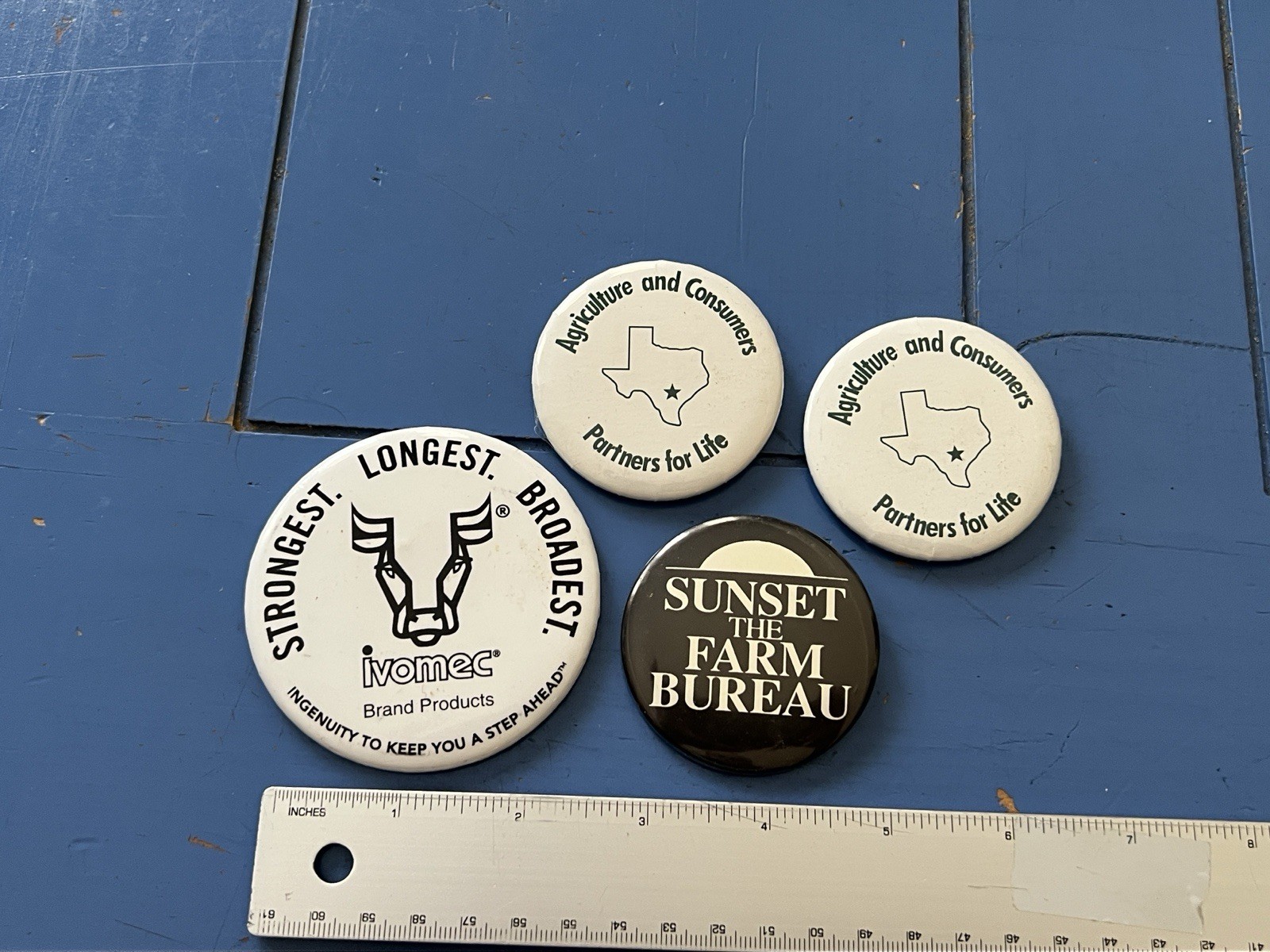 Vintage Agriculture & Farming Buttons