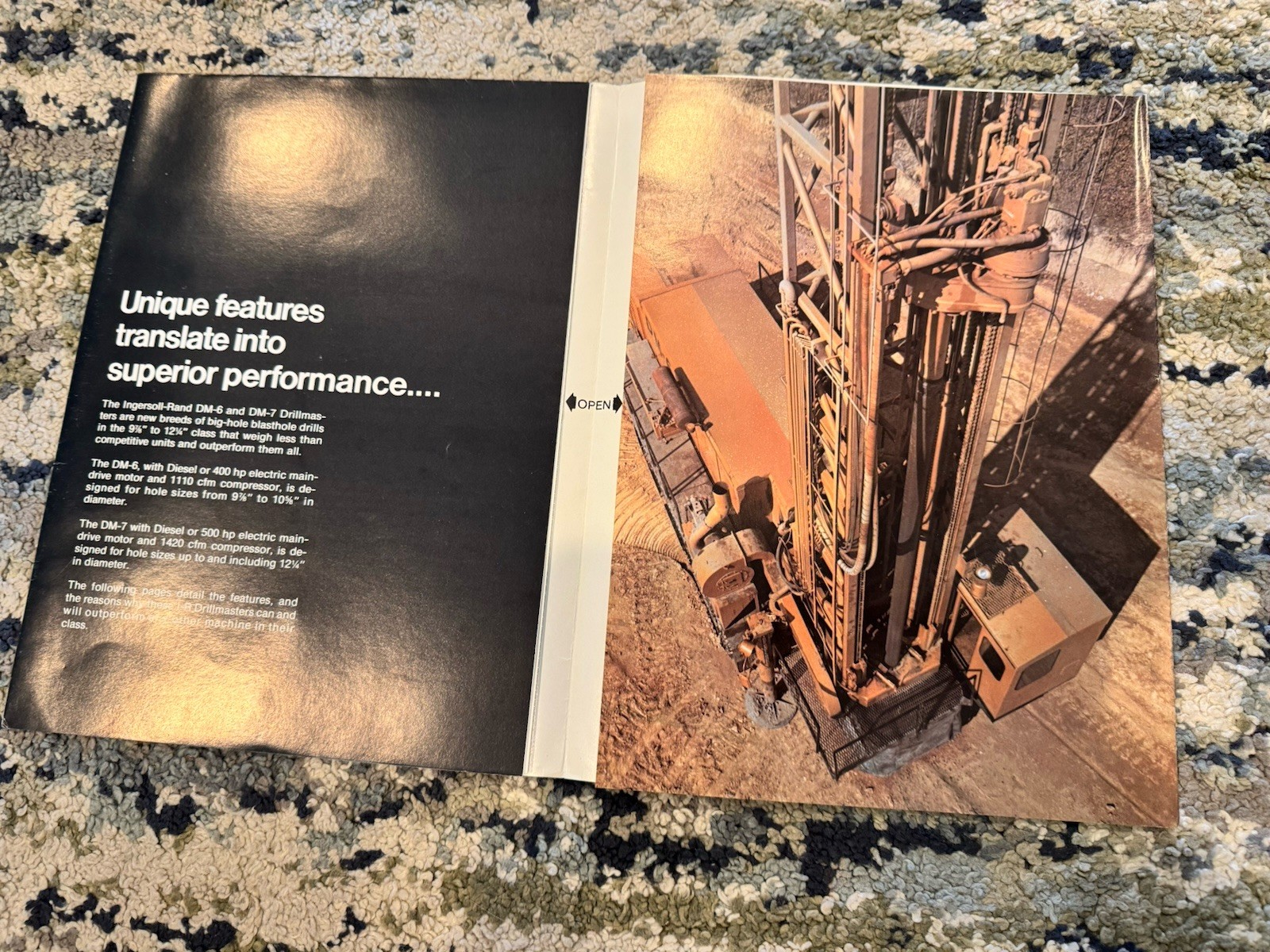 Vintage Ingersoll-Rand Drillmaster Brochure Lot