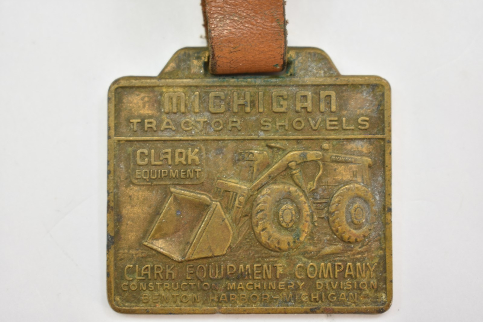 Vintage Michigan Tractor Shovels advertising Fob Roanoke Va