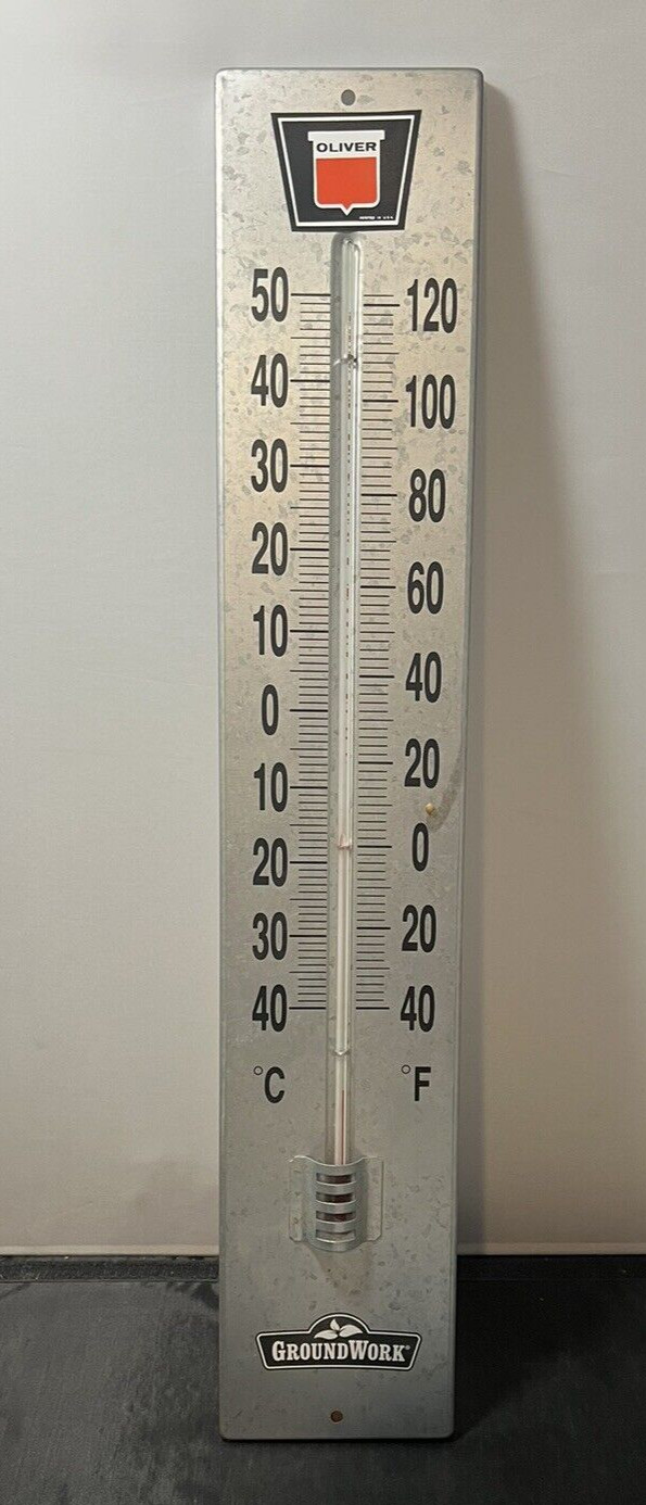 Vintage Large Oliver thermometer – NON working by Groundwork