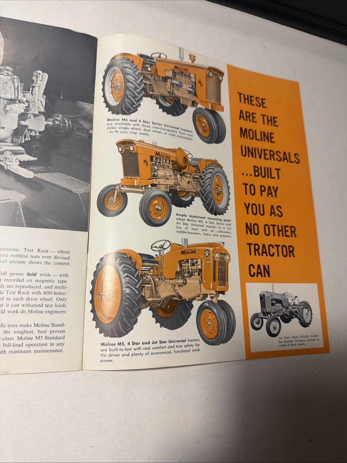 MINNEAPOLIS-MOLINE M5 AND G VI TRACTORS 16 PAGES 1960 Sales Brochure