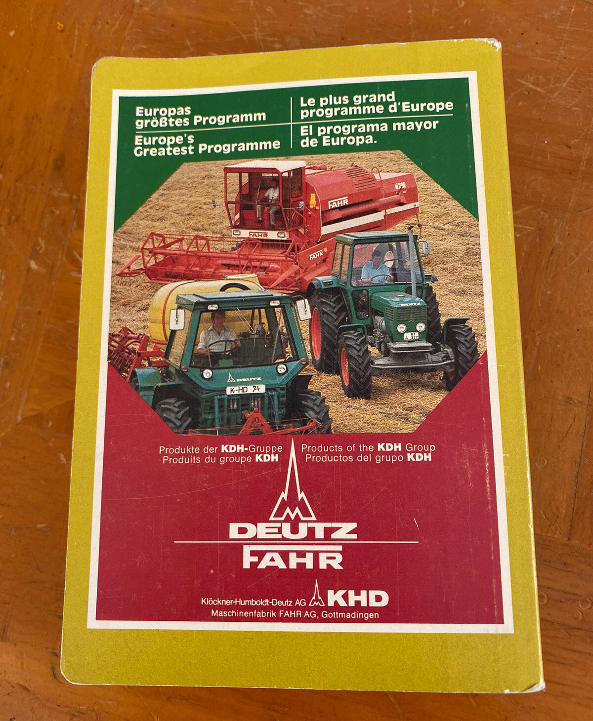 Vintage Deutz Fahr Farm Implement & Machinery Illustrated Dictionary Handbook