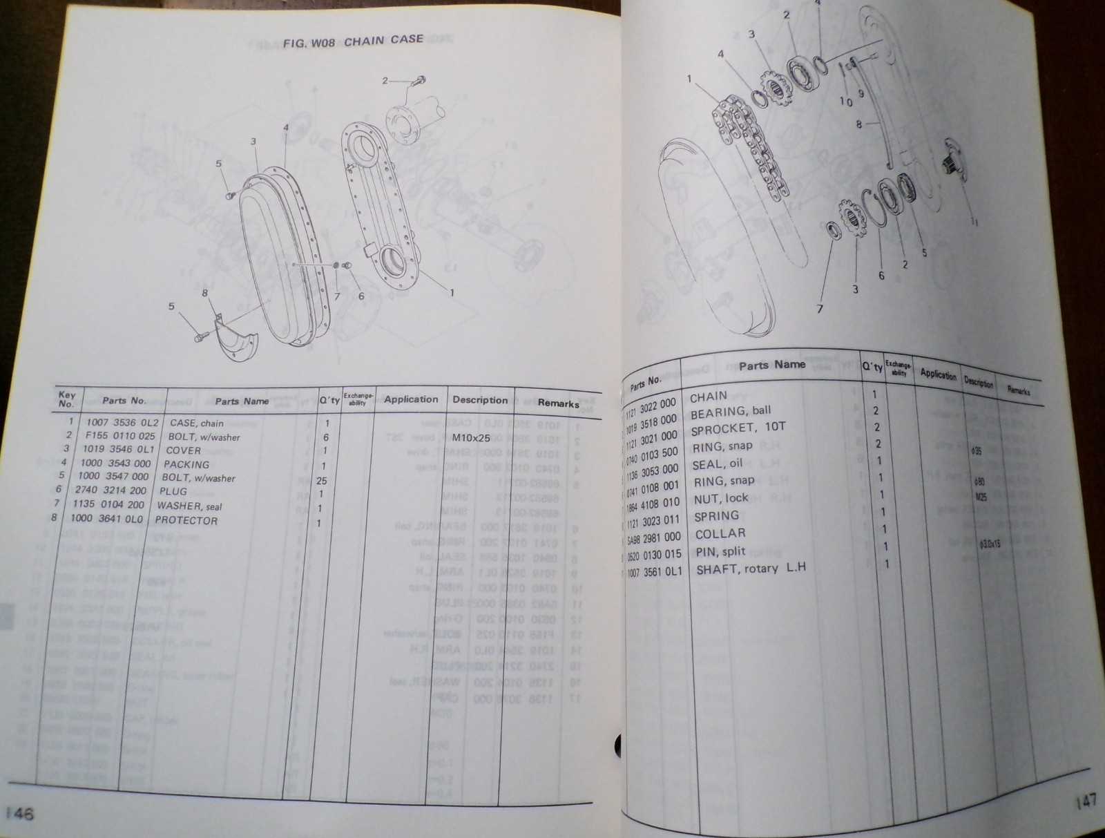 Mitsubishi MT180, MT180D Tractors Parts Catalog 1986
