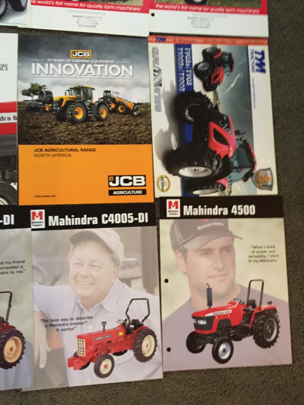 MASSIVE Lot of 113 Mixed &Rare tractor & equipment brochures Literature