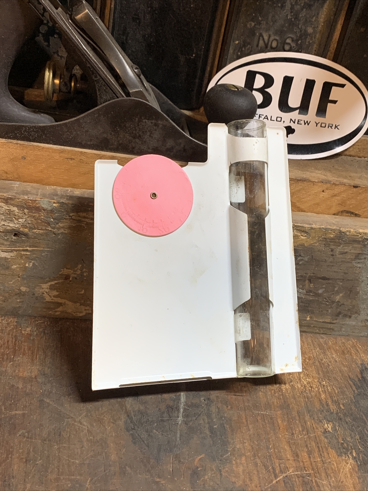 vintage rain gauge farm credit buffalo NY 🦬