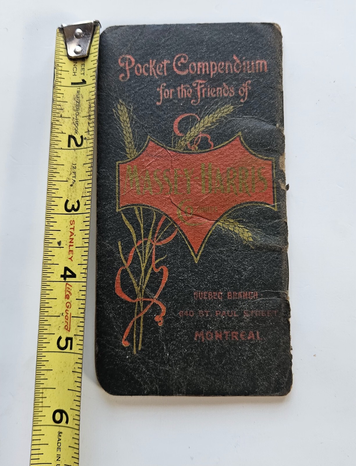 vtg 1904 massey harris pocket compendium booklet