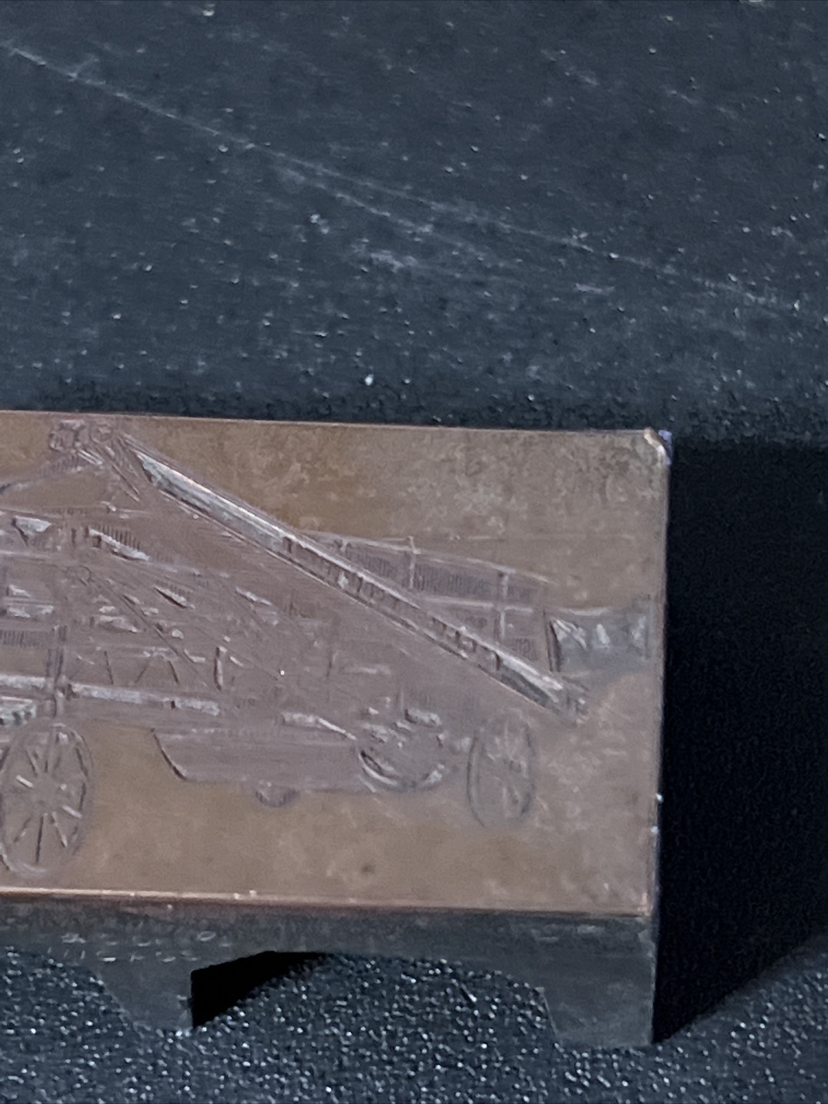 1880s Farm Implements Print Block