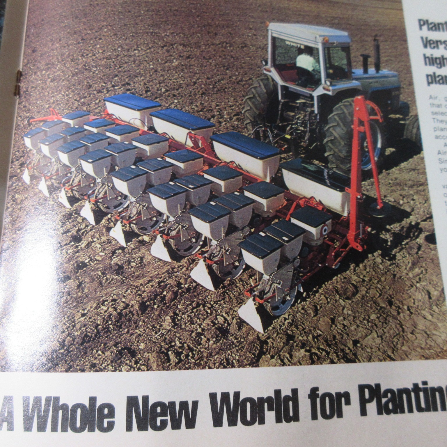 VINTAGE WHITE FARM EQUIPMENT 1978 FARM EQUIPMENT LINE BROCHURE tractors mowers