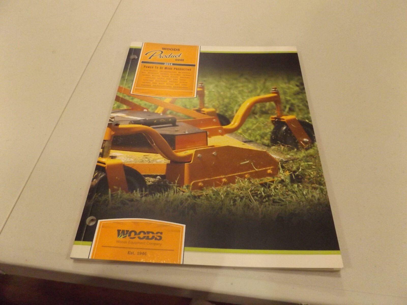 WOODS PRODUCT GUIDE 2014 LIT. # B011201 February 2014