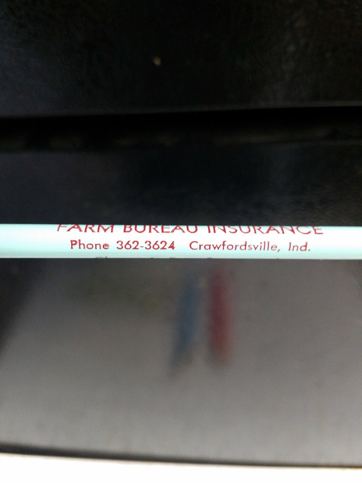 FARM BUREAU INSURANCE Lead Pencil, Crawfordsville, Ind. / Advertising/ NOS