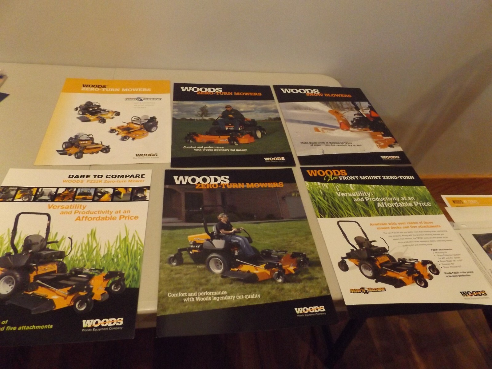 6-pc. WOODS MOW&rsquo;N MACHINES, 2010-2013