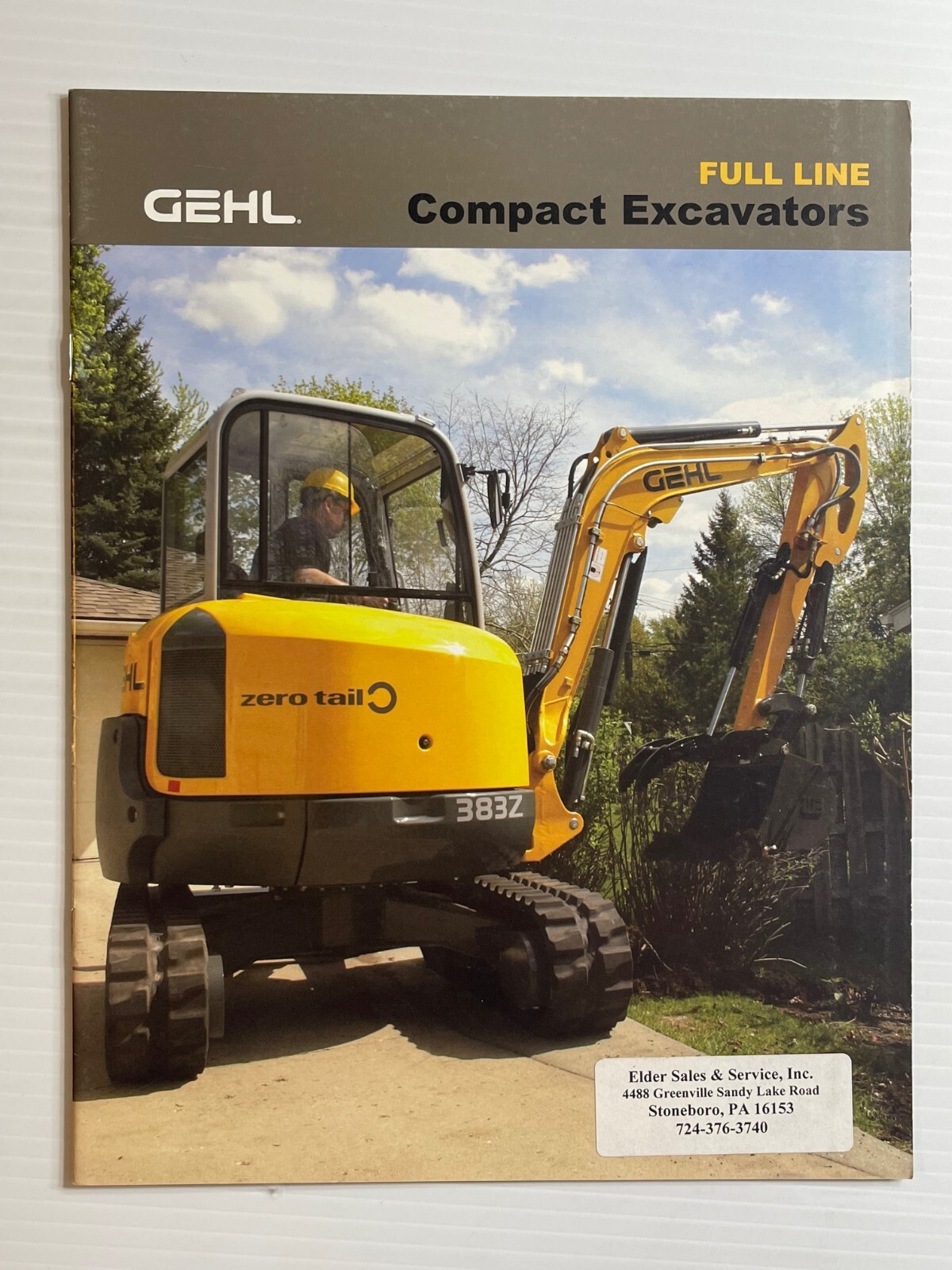 GEHL – Full Line of Compact Excavators Sales Brochure (Original Brochure) *2007*