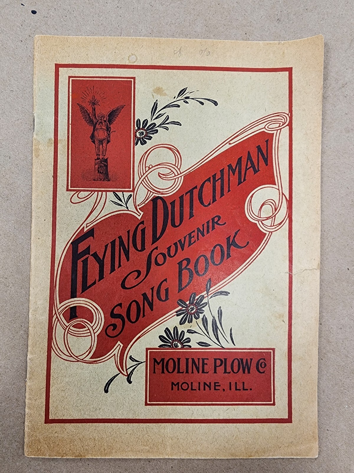 Flying Dutchman Souvenir Song Book Advertising Moline Plow Co Moline, IL