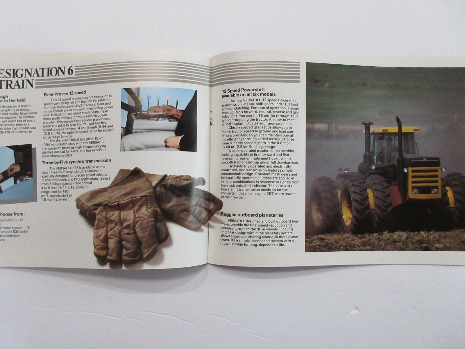 Versatile 836 856 876 936 956 976 4wd Farm Tractor Brochure 1984 24 Pages